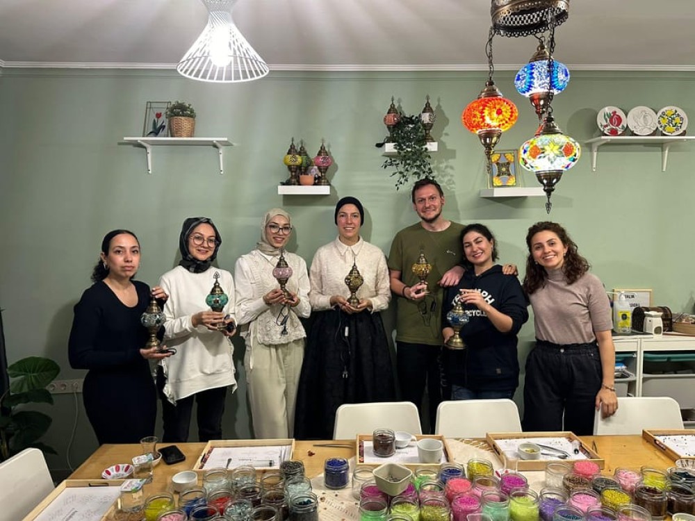 Antalya Old Town: Tradition Turkish Mosaic Lamp Workshop | ®ExcursionMania
