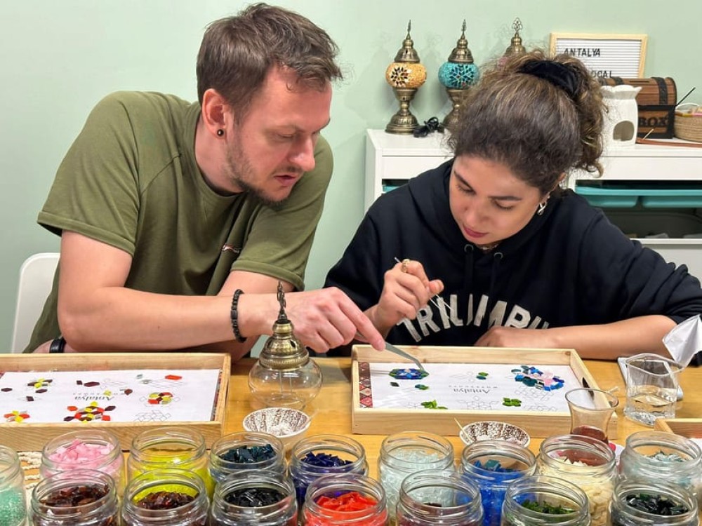 Antalya Old Town: Tradition Turkish Mosaic Lamp Workshop | ®ExcursionMania