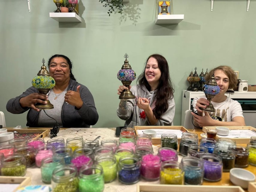 Antalya Old Town: Tradition Turkish Mosaic Lamp Workshop | ®ExcursionMania