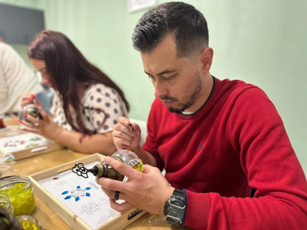 Antalya Old Town: Tradition Turkish Mosaic Lamp Workshop | ®ExcursionMania