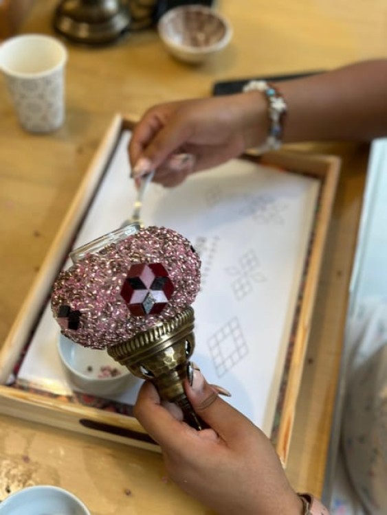 Antalya Old Town: Tradition Turkish Mosaic Lamp Workshop | ®ExcursionMania