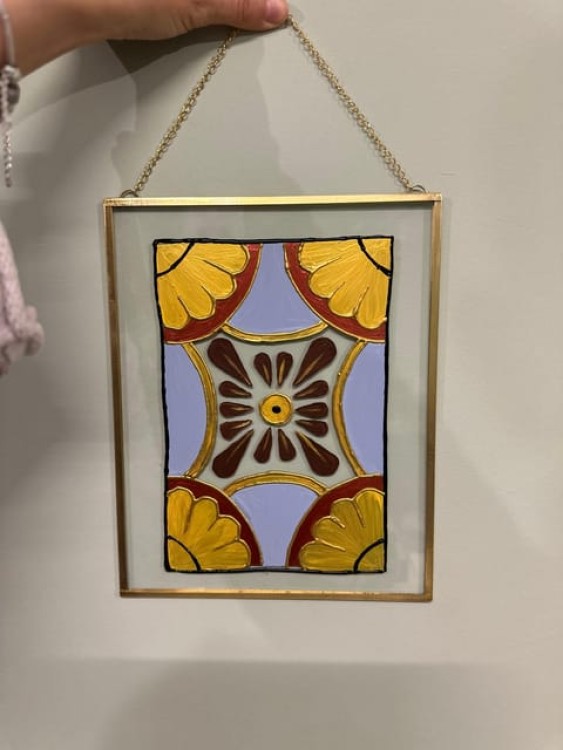 Antalya: Brass Frame Glass Acrylic Painting Workshop | ®ExcursionMania