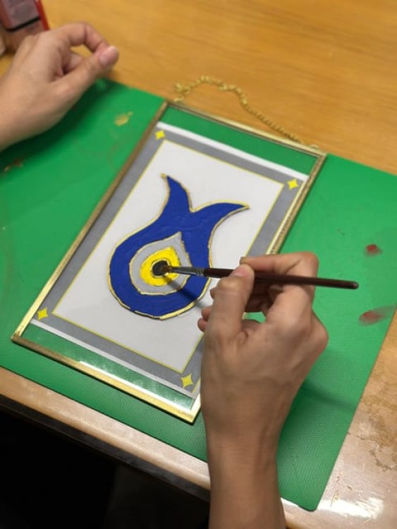 Antalya: Brass Frame Glass Acrylic Painting Workshop | ®ExcursionMania