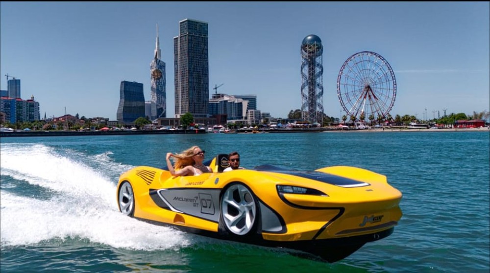 Batumi: Private, Delightful Car boat Ride at Black Sea | ®ExcursionMania