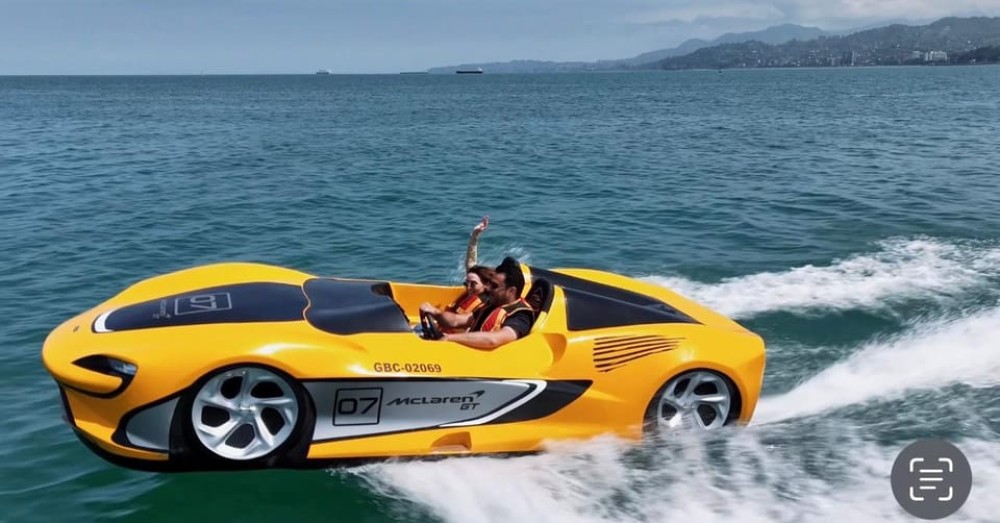 Batumi: Private, Delightful Car boat Ride at Black Sea | ®ExcursionMania