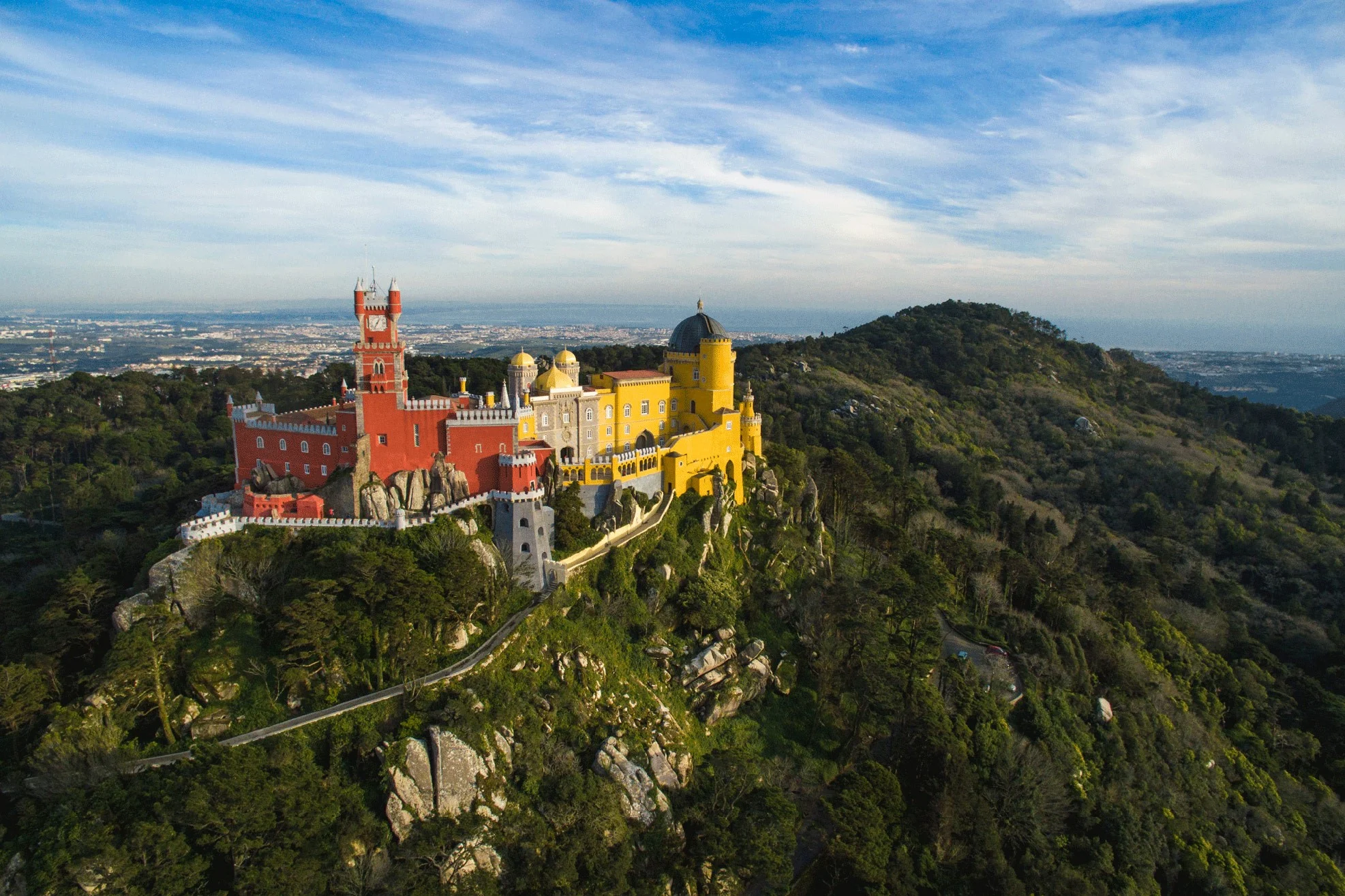 Lisbon: Sintra, Quinta Regaleira, Pena Gardens, Cascais Trip | ®ExcursionMania