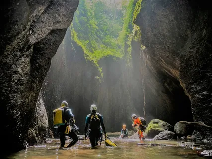 North Bali: All Inclusive Guided Aling Waterfall Canyoning | ®ExcursionMania