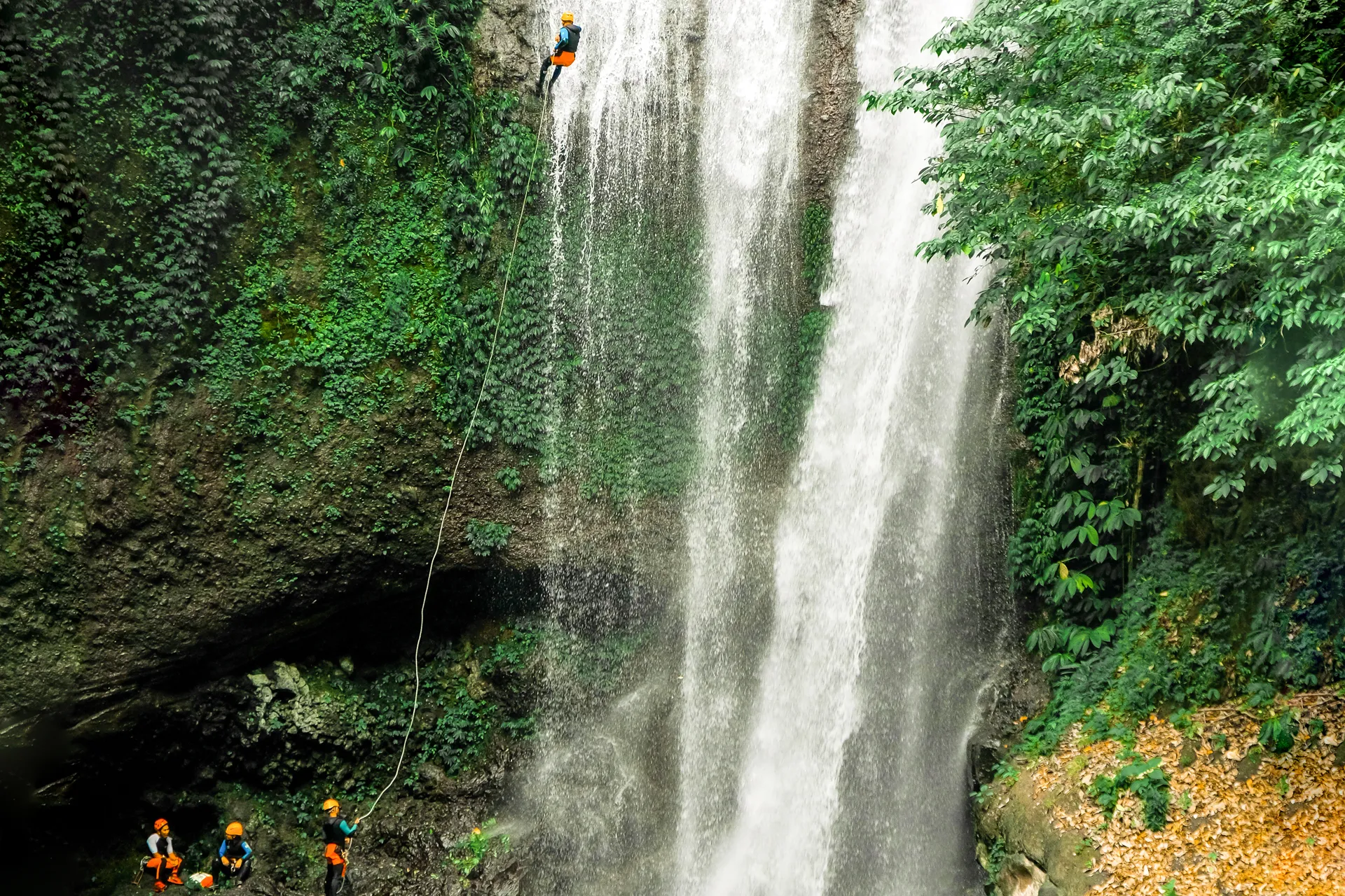 North Bali: All Inclusive Guided Aling Waterfall Canyoning | ®ExcursionMania