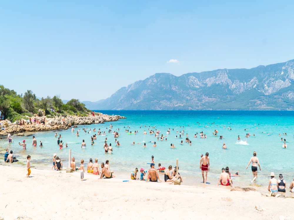 Icmeler Cleopatra Island Boat Trip: Crystal Waters & Coastal Delights | ®ExcursionMania