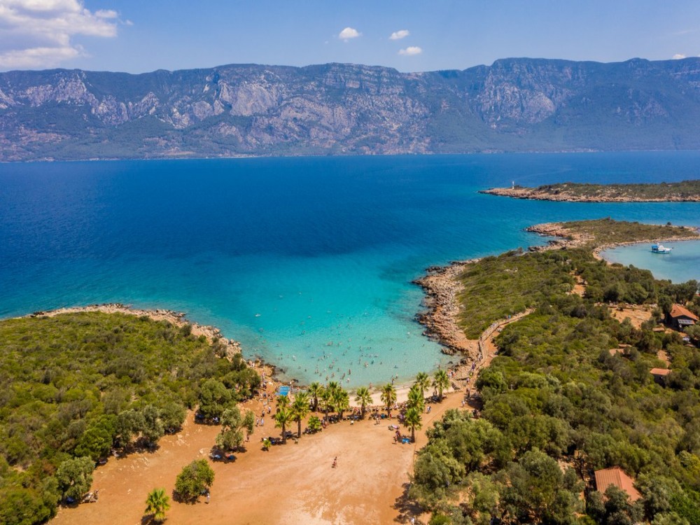 Icmeler Cleopatra Island Boat Trip: Crystal Waters & Coastal Delights | ®ExcursionMania
