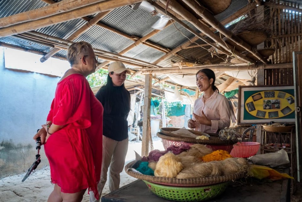 Phnom Penh Silk Island Sunset Haft Day Vespa Tour | ®ExcursionMania