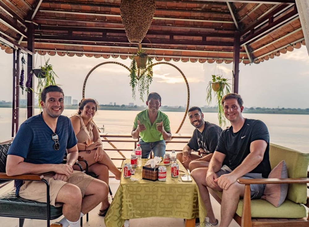 Phnom Penh Silk Island Sunset Haft Day Vespa Tour | ®ExcursionMania