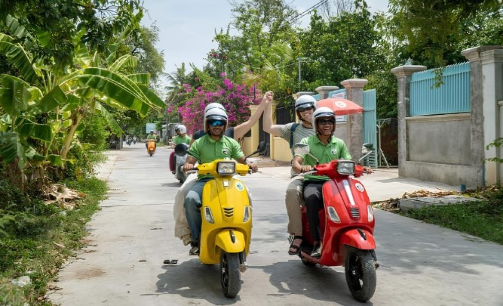 Silk Island Full-Day Vespa Tour Include Lunch at Local house | ®ExcursionMania