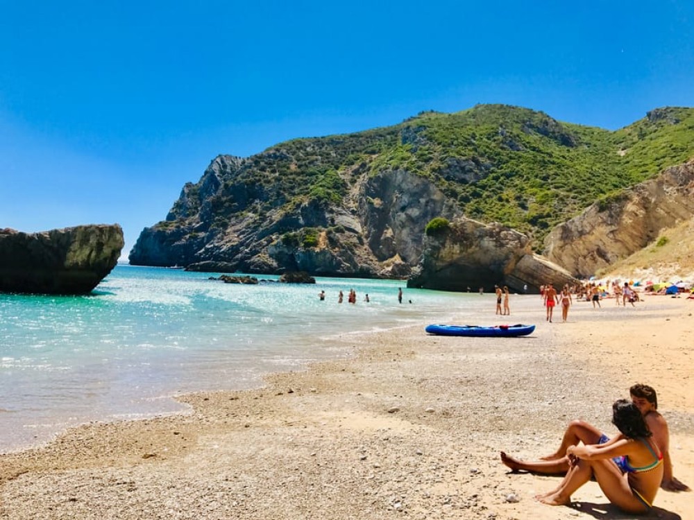 Lisbon: Full-Day Sesimbra Kayak Tour with Picnic | ®ExcursionMania