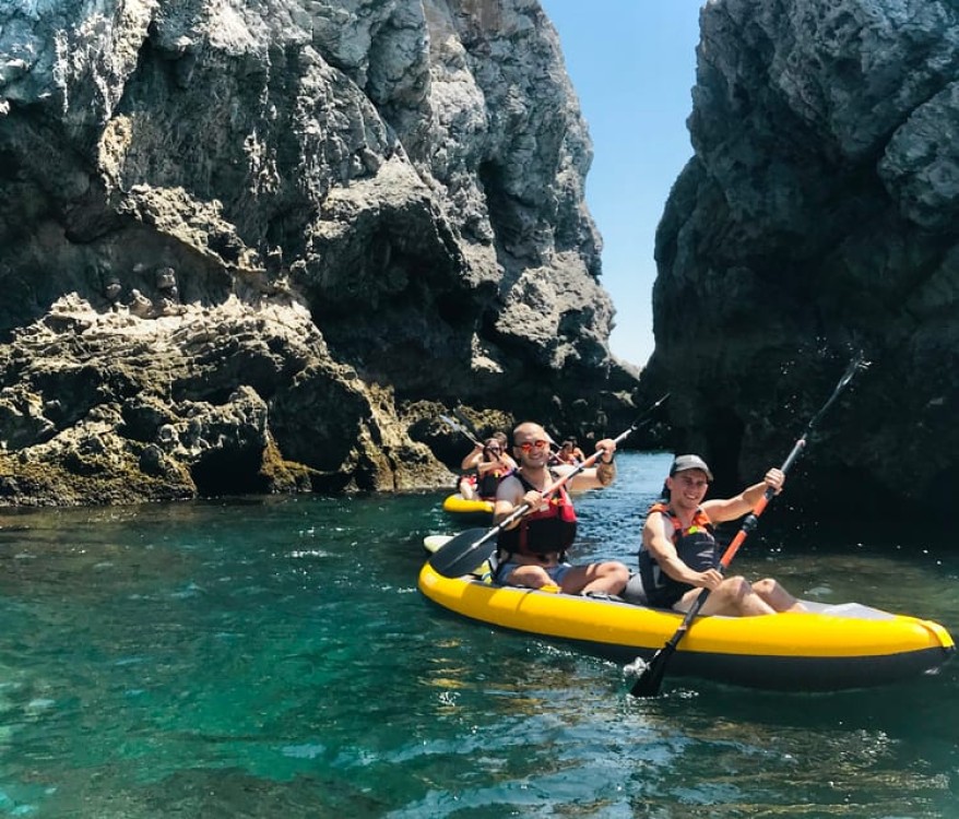 Lisbon: Full-Day Kayak Tour with Picnic and Transfer | ®ExcursionMania
