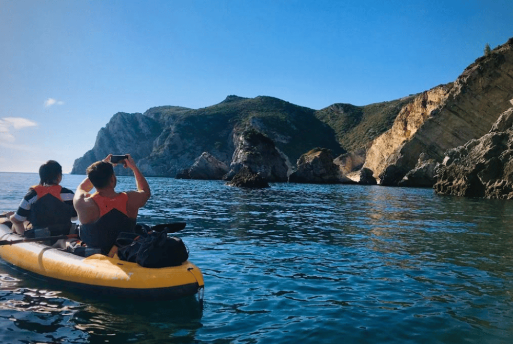 Lisbon: Full-Day Kayak Tour with Picnic and Transfer | ®ExcursionMania