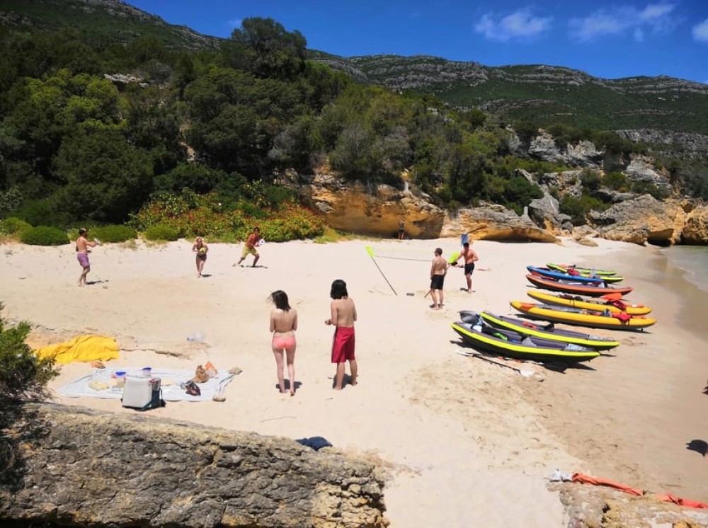 Lisbon: Full-Day Arrabida Kayak Tour with Picnic | ®ExcursionMania