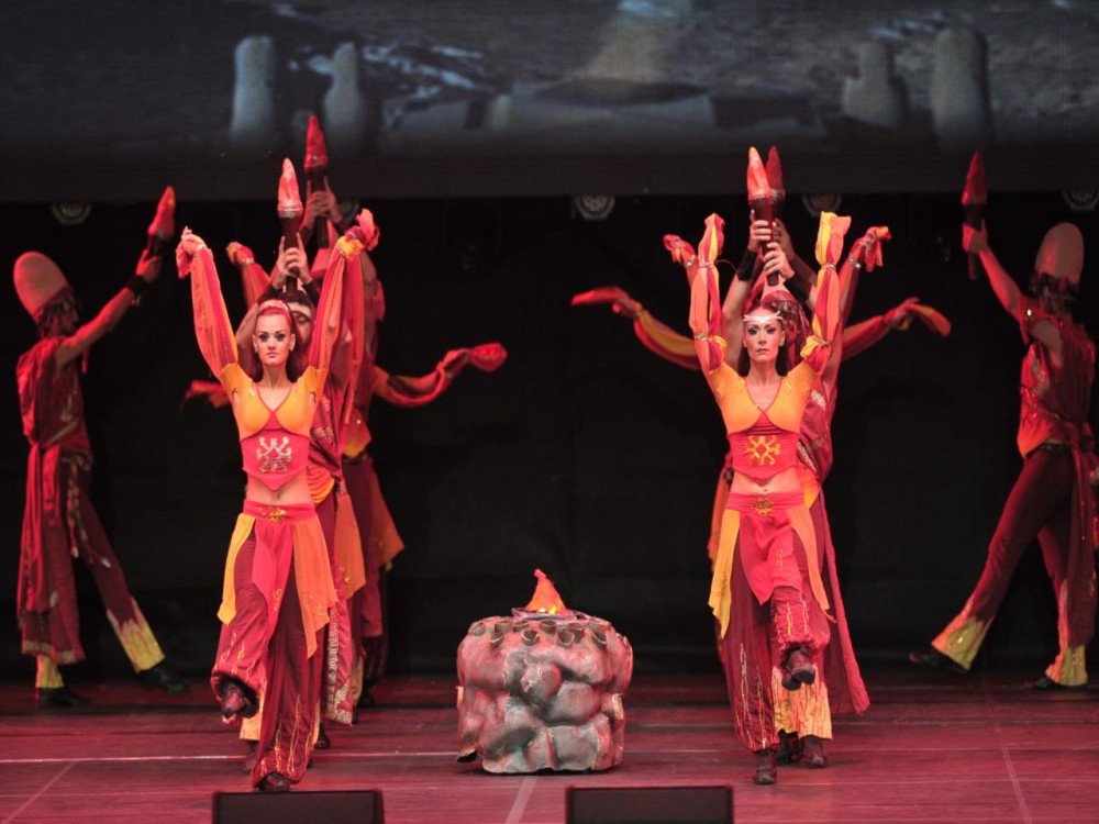 From Antalya: Fire of Anatolia Show at Gloria Aspendos Arena | ®ExcursionMania