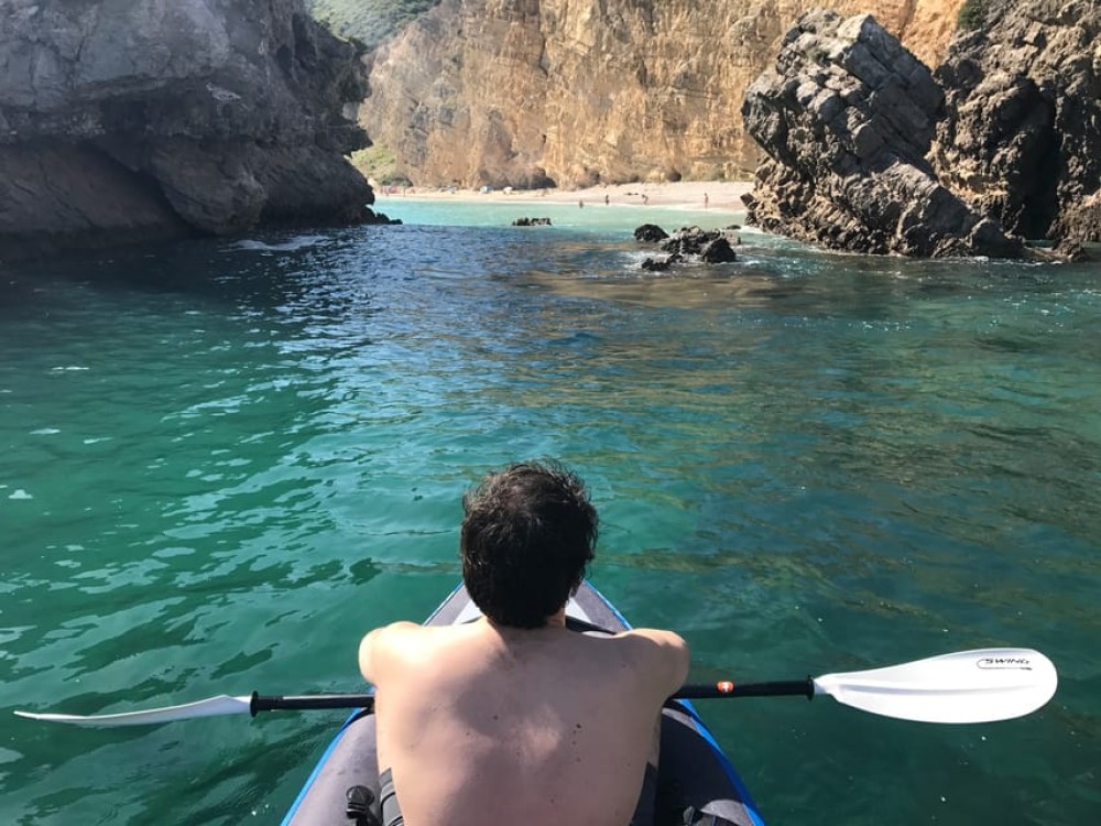 From Lisbon: Arrábida Natural Park Kayak Tour with Lunch | ®ExcursionMania