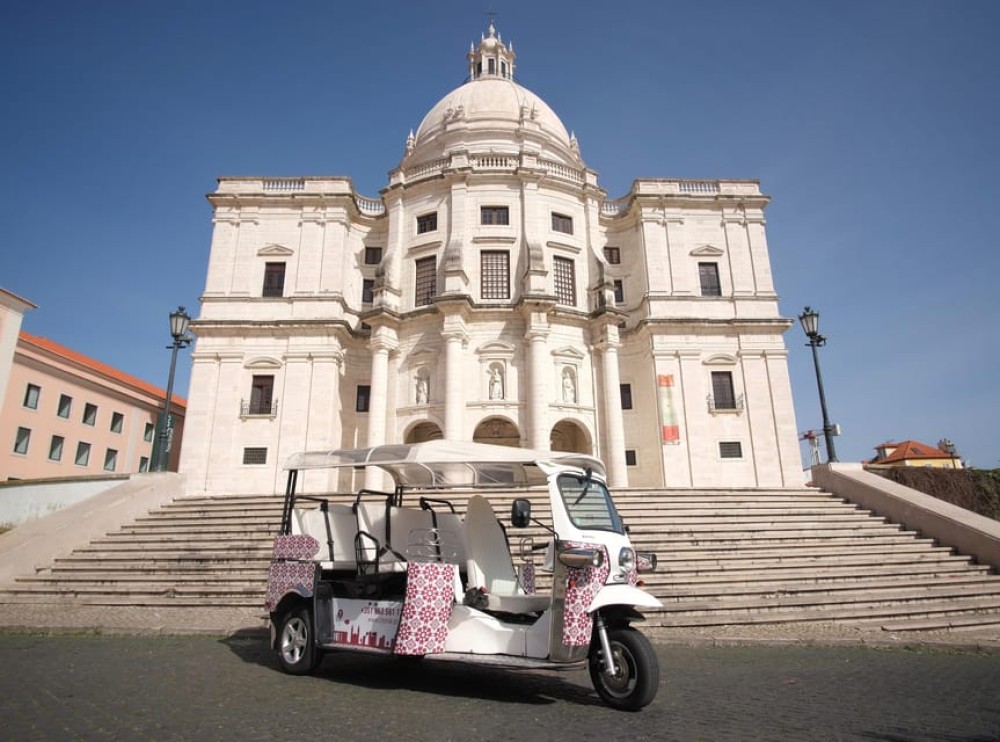 Lisbon: Food and Wine Tasting 4-Hours Tuk Tuk Tour | ®ExcursionMania