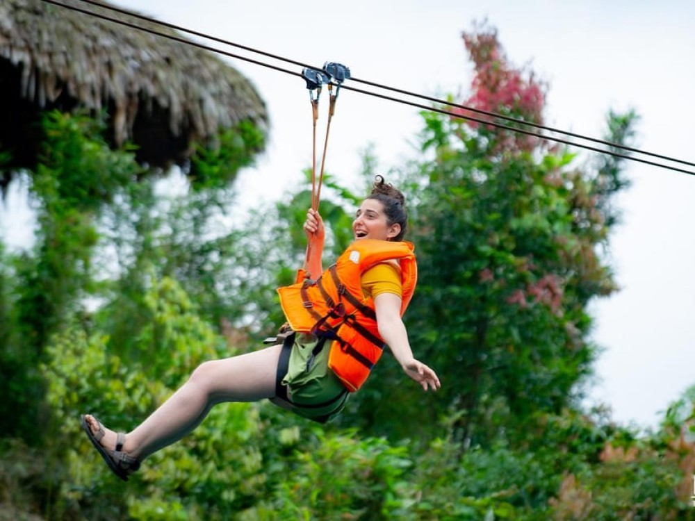 Phong Nha/Dong Hoi: Phong Nha Cave and Zipline in Dark Cave | ®ExcursionMania