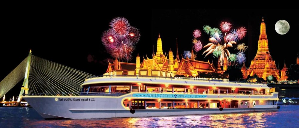 Grand Pearl Luxury Dinner Cruise at Bangkok Admission TicketSHA Plus | ®ExcursionMania