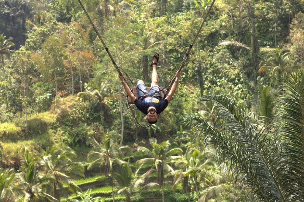 Ubud White Water Rafting, Rice Terrace and Jungle Swing | ®ExcursionMania