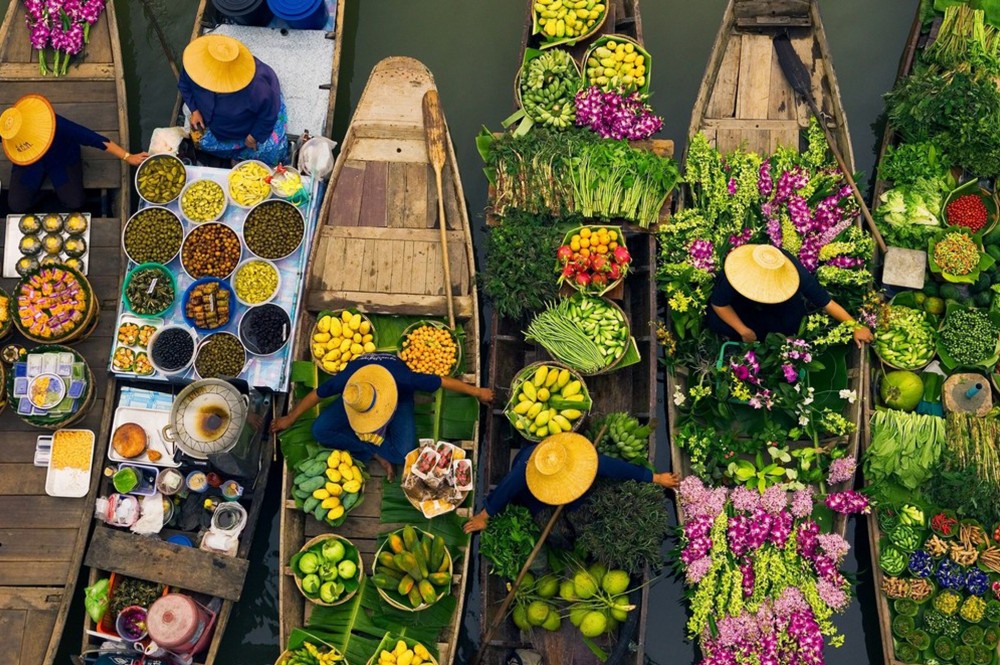 Bangkok Best Canal Tour- Flower Art & Artists House Food of Fame | ®ExcursionMania