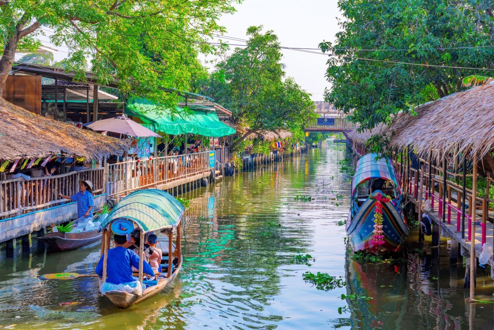 Bangkok Best Canal Tour- Flower Art & Artists House Food of Fame | ®ExcursionMania