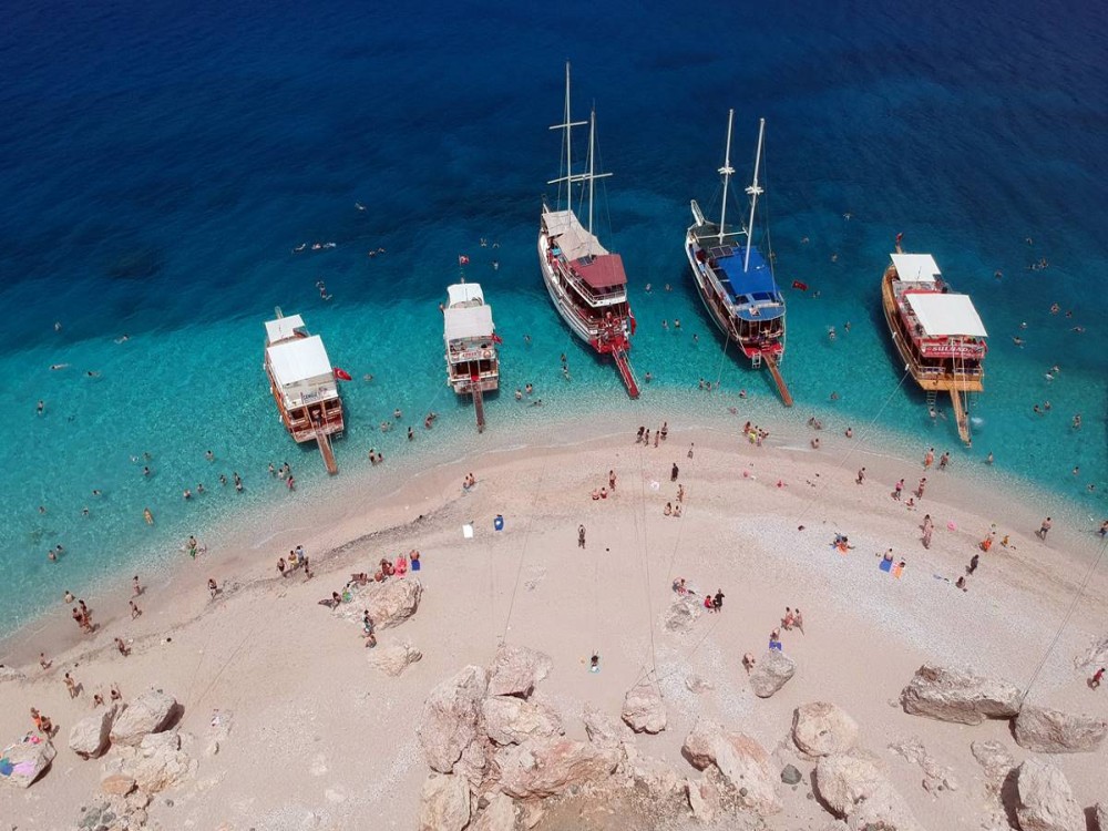 From Antalya: Turkey's Maldives Suluada Boat Trip w/ Lunch | ®ExcursionMania