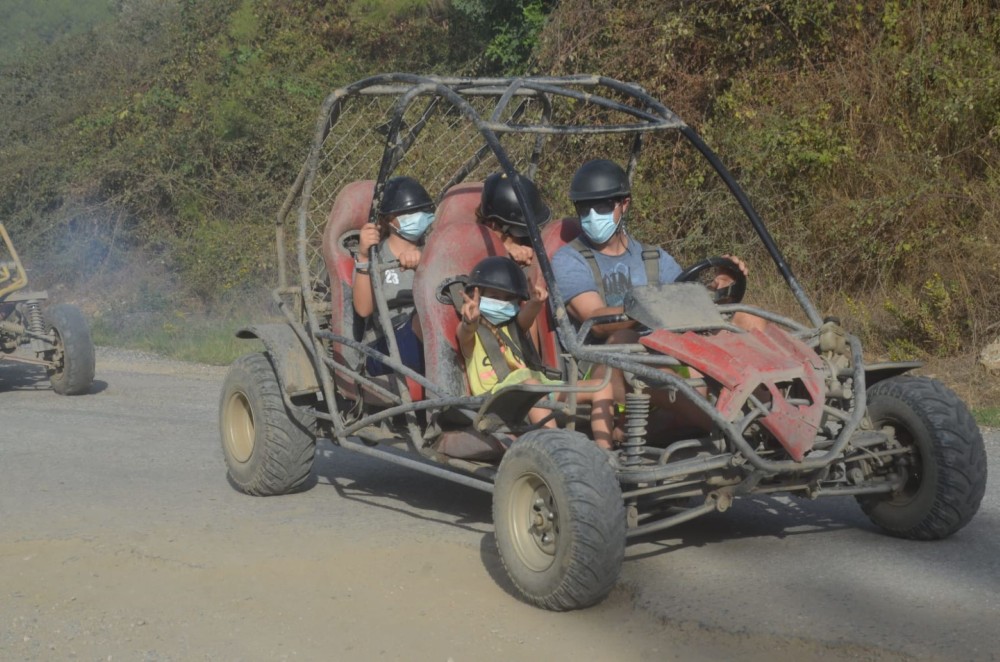 Alanya & Side Adventure Tour: Rafting, Buggy, and Ziplining Experience | ®ExcursionMania