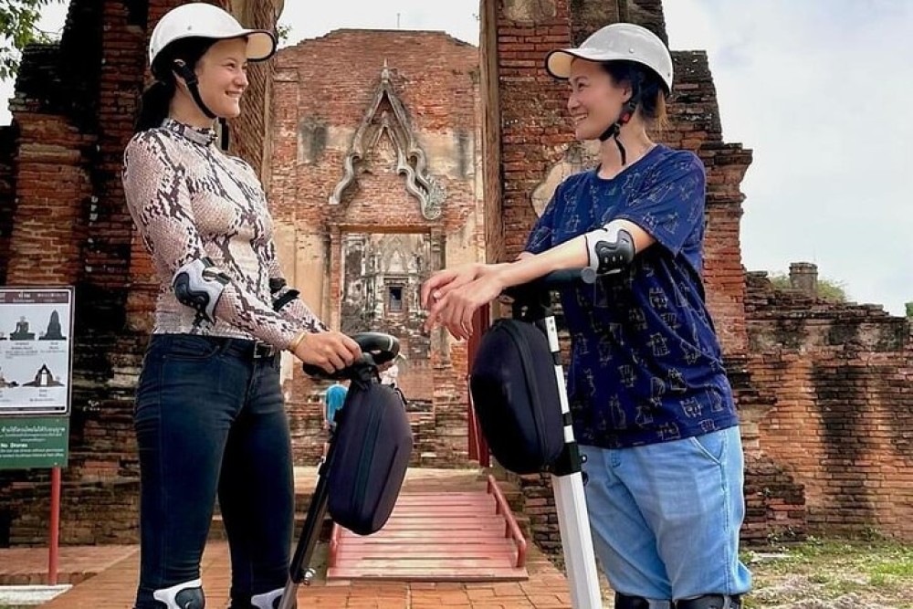 Full Day Ayutthaya Temples Tour with Segway, ATV and Sunset Boat | ®ExcursionMania