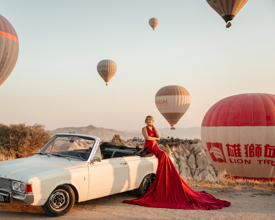 Cappadocia: Sunrise, Day Tour & Sunset Classic Car Tour | ®ExcursionMania