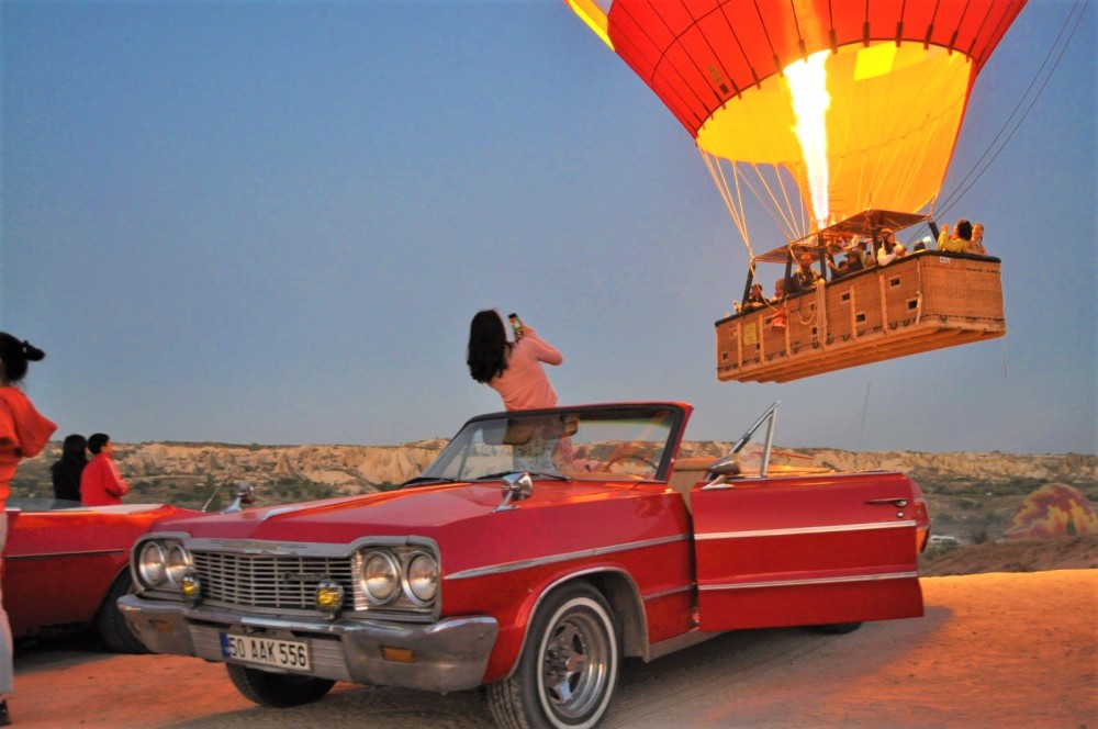 Cappadocia: Sunrise, Day Tour & Sunset Classic Car Tour | ®ExcursionMania