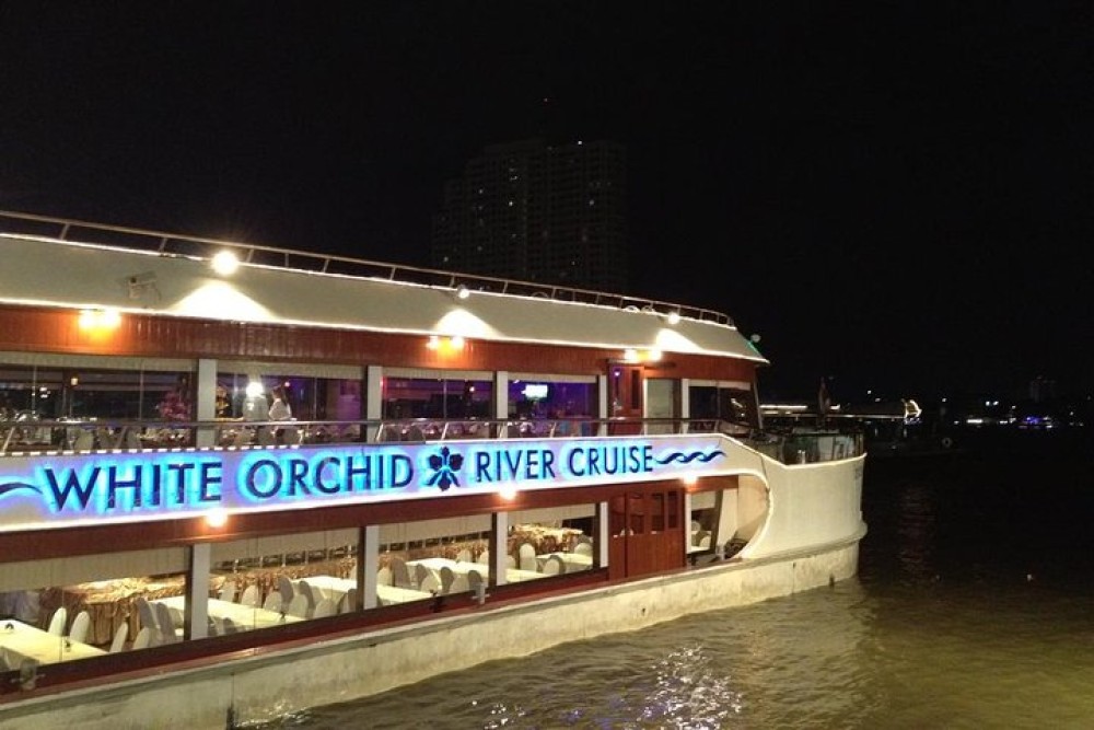 White Orchid Dinner River Cruise at Bangkok Admission Ticket | ®ExcursionMania