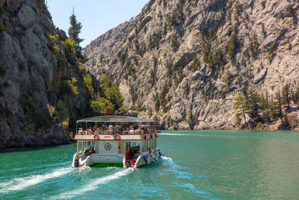 Green Canyon Tour from Alanya: Dam Visit & Boat Ride with Soft Drinks | ®ExcursionMania