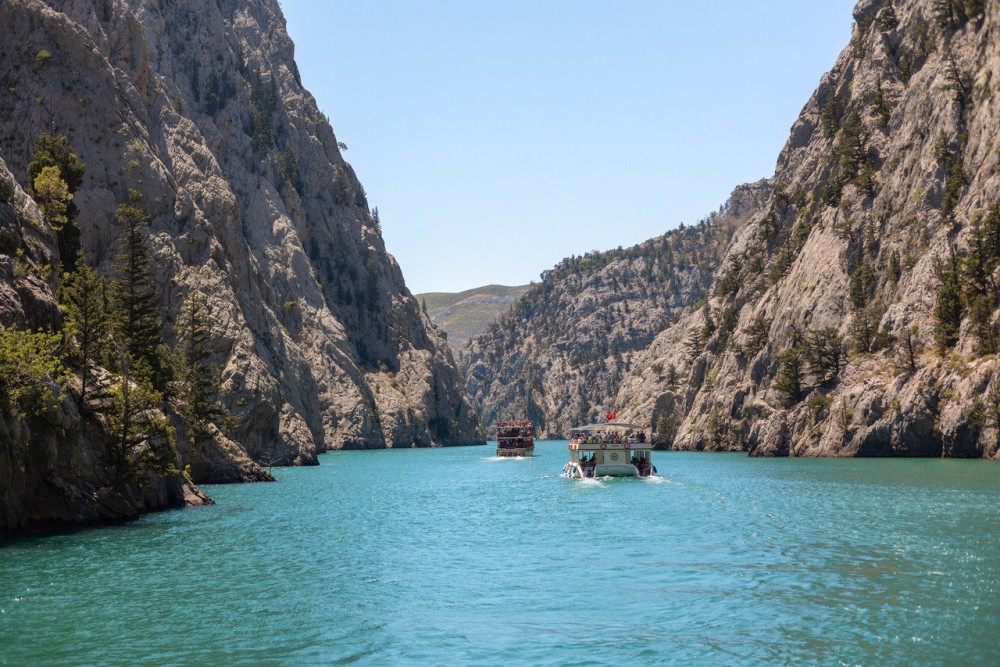 Green Canyon Tour from Alanya: Dam Visit & Boat Ride with Soft Drinks | ®ExcursionMania