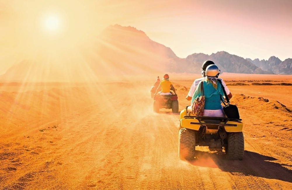 Sharm El Sheikh: Quad Biking trip with Authentic Bedouin Tea | ®ExcursionMania