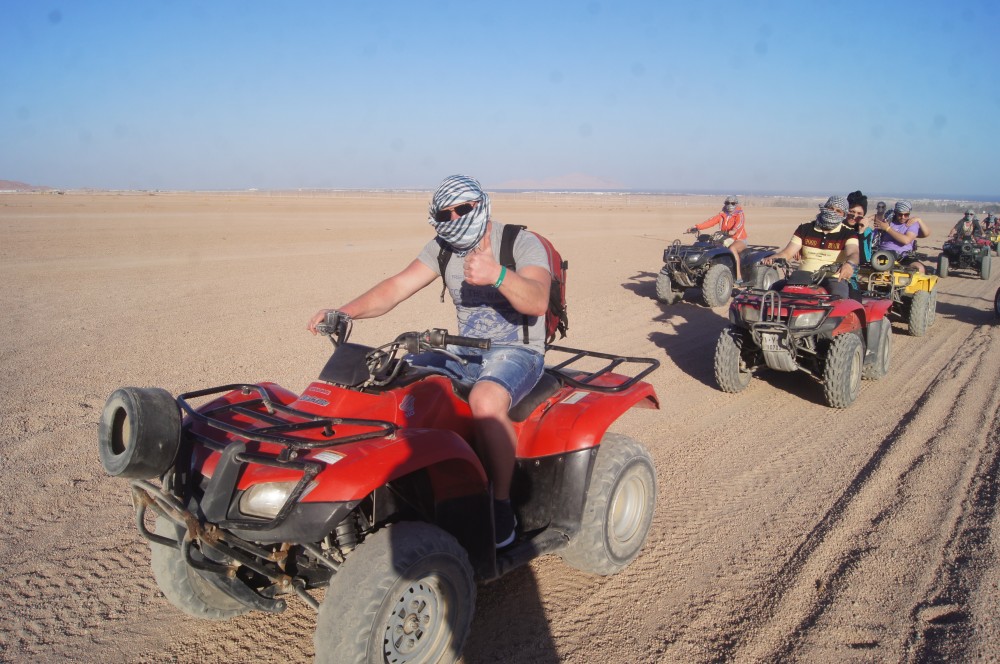 Sharm El Sheikh: Quad Biking trip with Authentic Bedouin Tea | ®ExcursionMania
