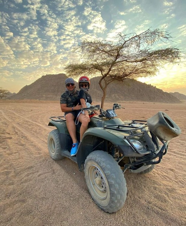 Hurghada Desert Safari: Quad Biking & Bedouin Village Visit | ®ExcursionMania