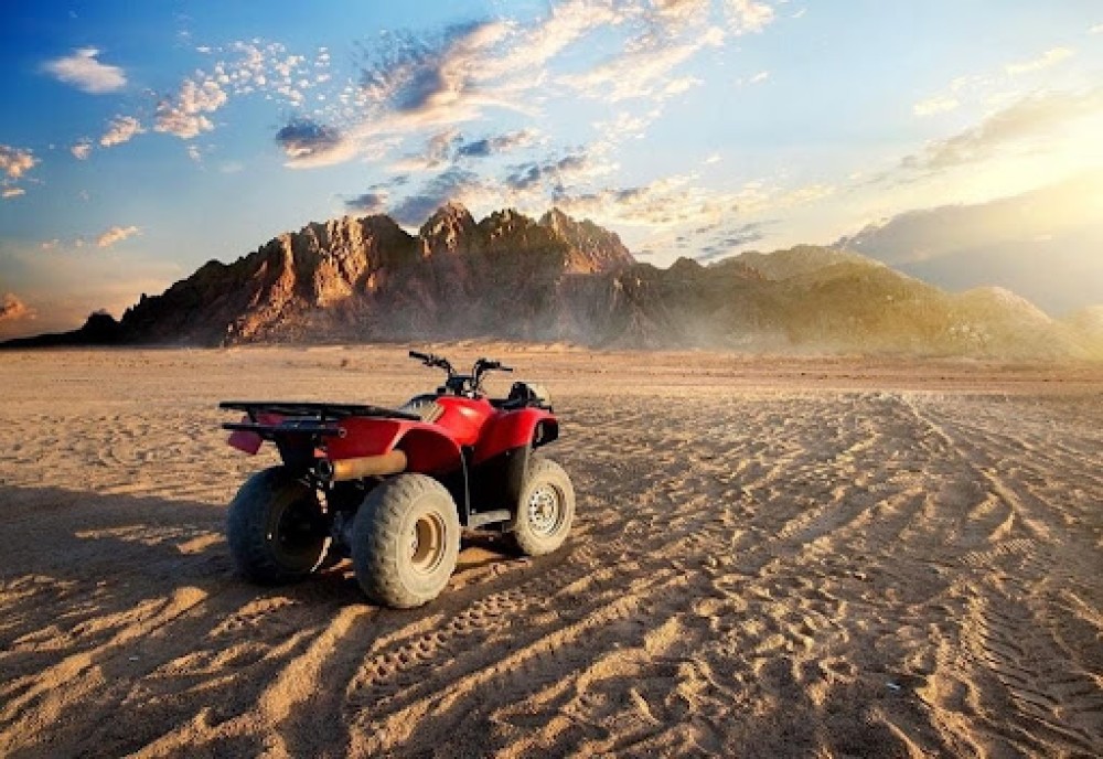 Hurghada Desert Safari: Quad Biking & Bedouin Village Visit | ®ExcursionMania