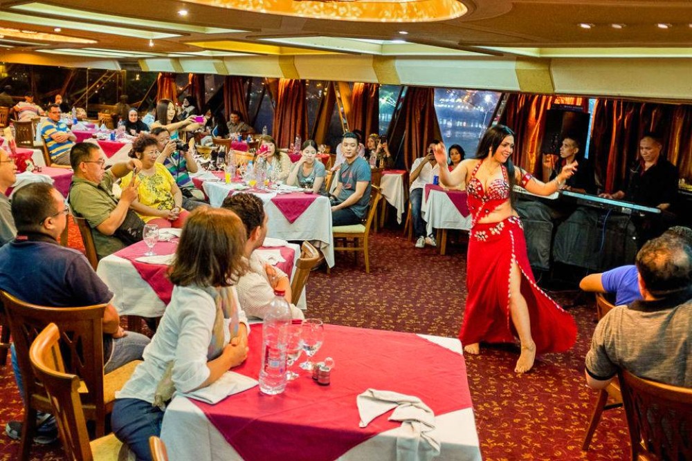 Cairo Nile Dinner Cruise with Belly Dancing & Folklore Show | ®ExcursionMania