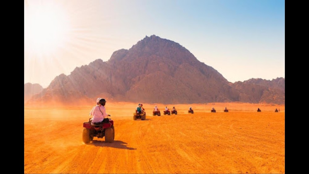Hurghada Desert Safari by Quad Bike & Bedouin Village Visit | ®ExcursionMania