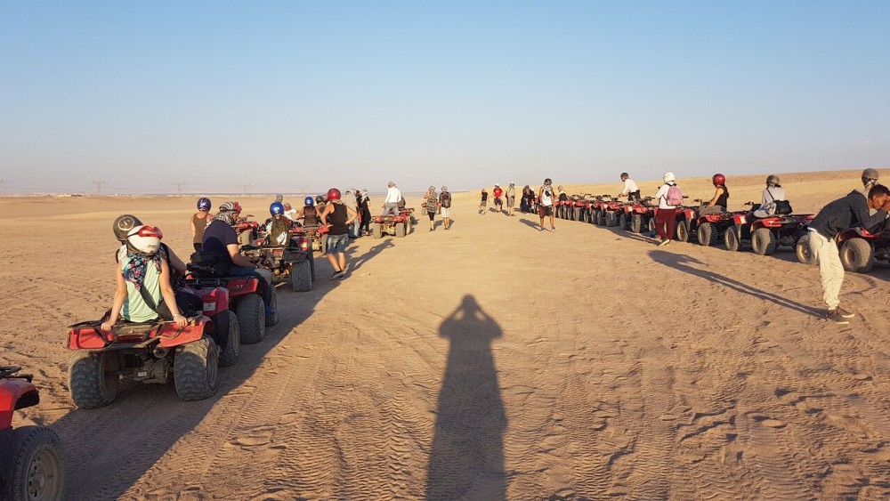 Hurghada Desert Safari by Quad Bike & Bedouin Village Visit | ®ExcursionMania