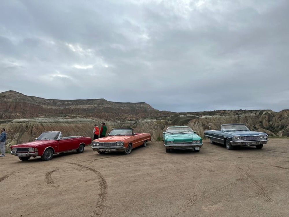 Cappadocia: Sunrise Daytime and Sunset Classic Car Experience | ®ExcursionMania