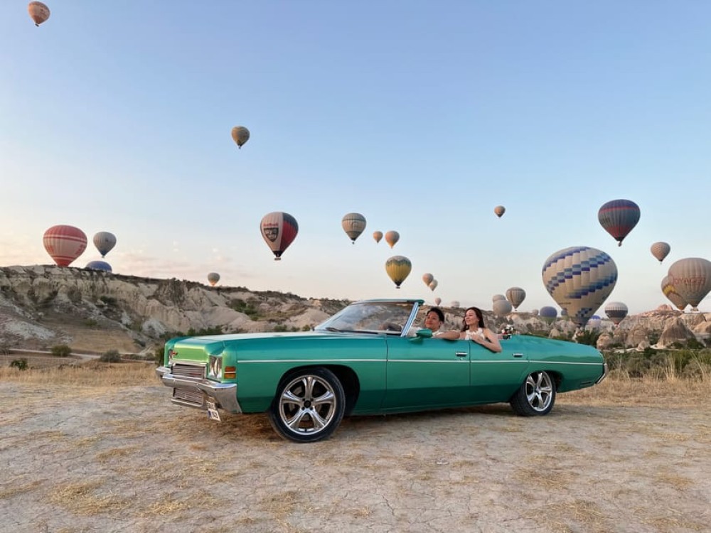 Cappadocia: Sunrise Daytime and Sunset Classic Car Experience | ®ExcursionMania