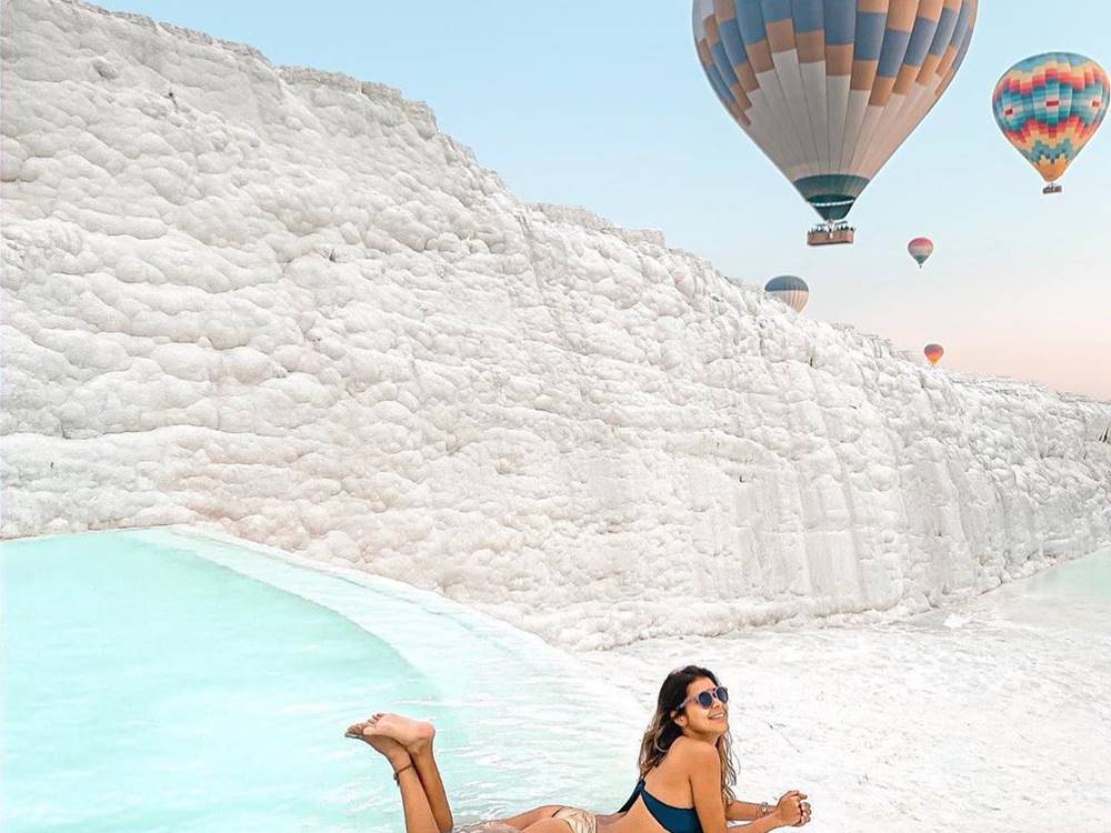 From Selcuk: Pamukkale Tour With Hot Balloon Tour Flight | ®ExcursionMania