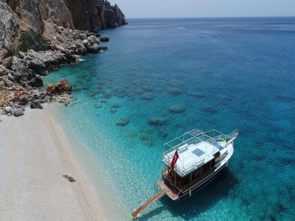 From Olympos: Suluada Boat Trip / Maldives Of Turkey | ®ExcursionMania