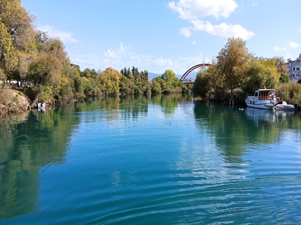 From Antalya: Manavgat River Cruise w/ Waterfall & Bazaar | ®ExcursionMania