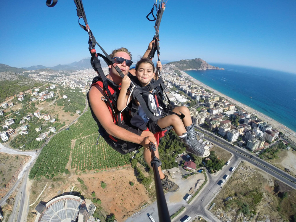 Side: Alanya Tandem Paragliding w/ Cleopatra Beach Visit | ®ExcursionMania